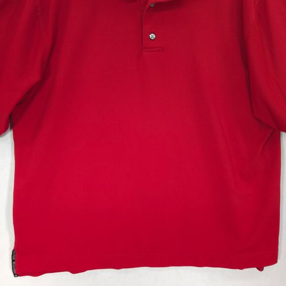 FootJoy Polo Mens XXL Red Ledgemont Club Short Sleeve Performance Golf Shirt - Picture 4 of 12